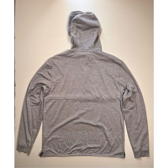 Johnnie-O Bowery Prep-Formance 1/4 Zip Hoodie Pullover Seal Color Size Medium - Picture 5 of 9